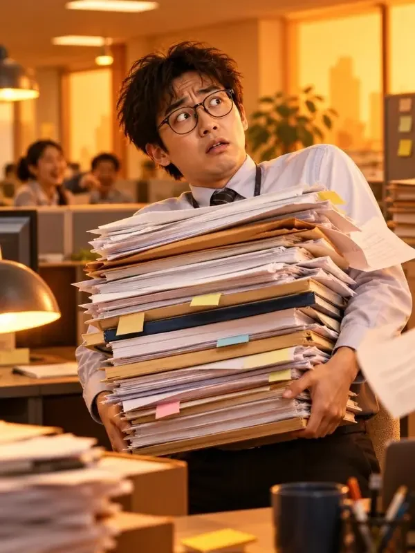 《老板看不见我》海报