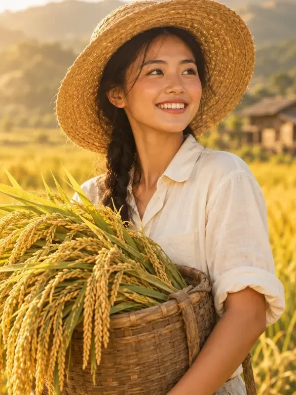 《稻田里的甜厂》海报